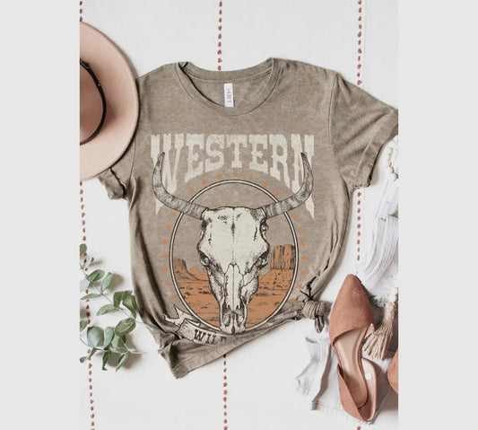 Western mineral graphic tee