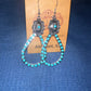 Turquoise teardrop earrings