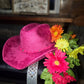 Pink Suede Cowgirl Hat (Youth)