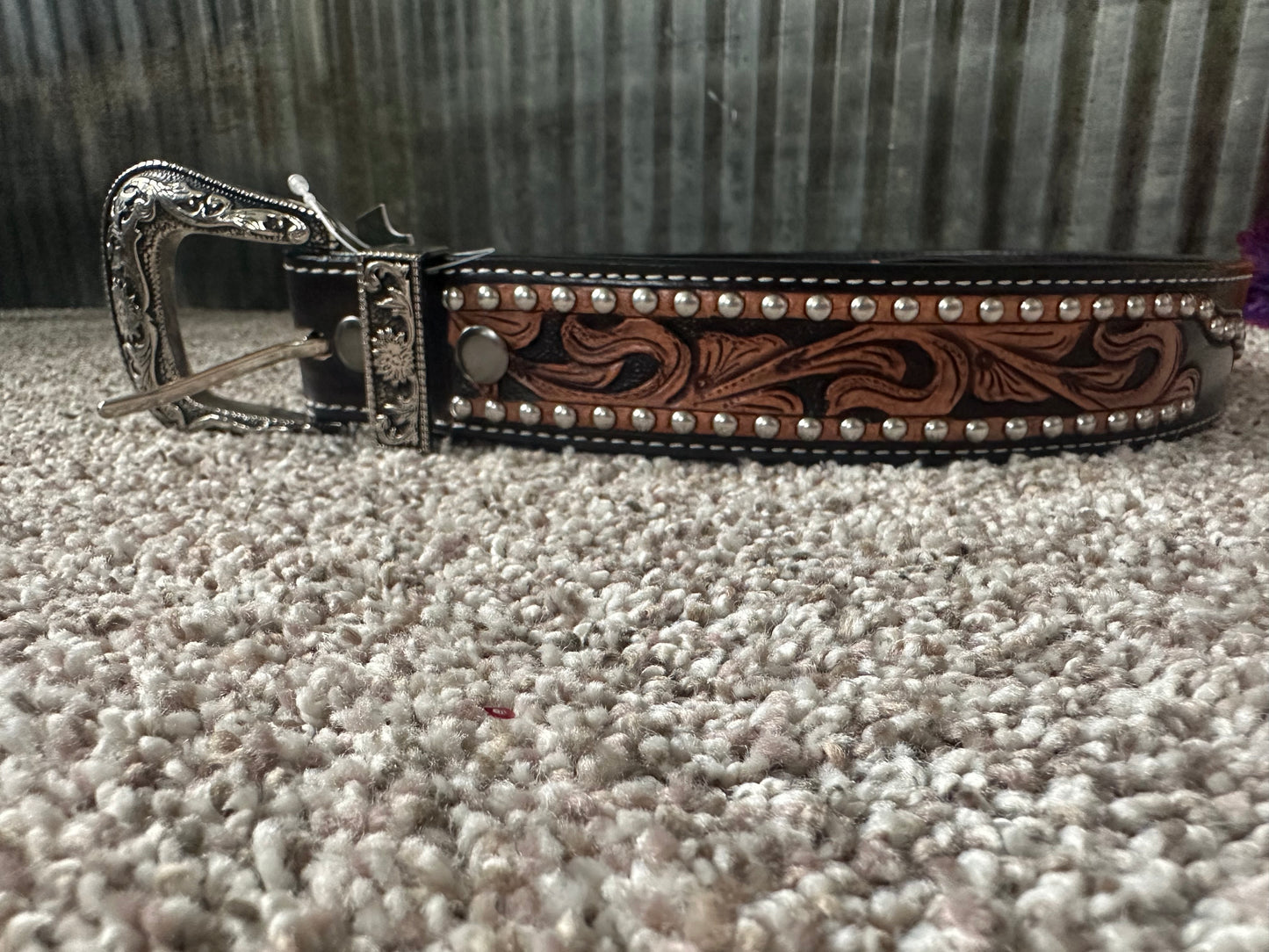 Black and Brown Navajo Belt