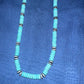 Long turquoise Navajo necklace