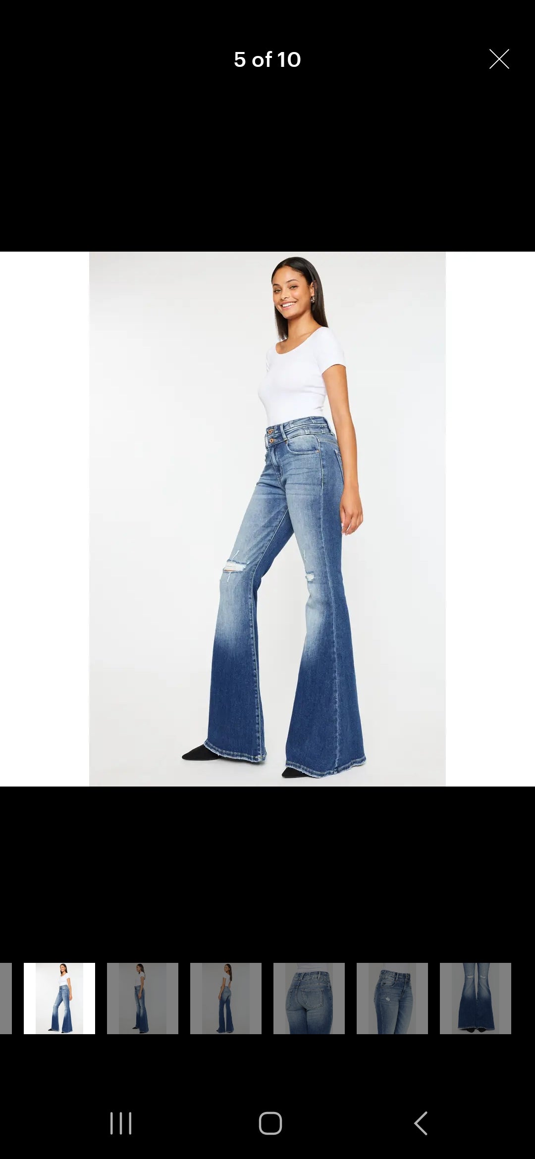 High waisted Kan Can Jeans