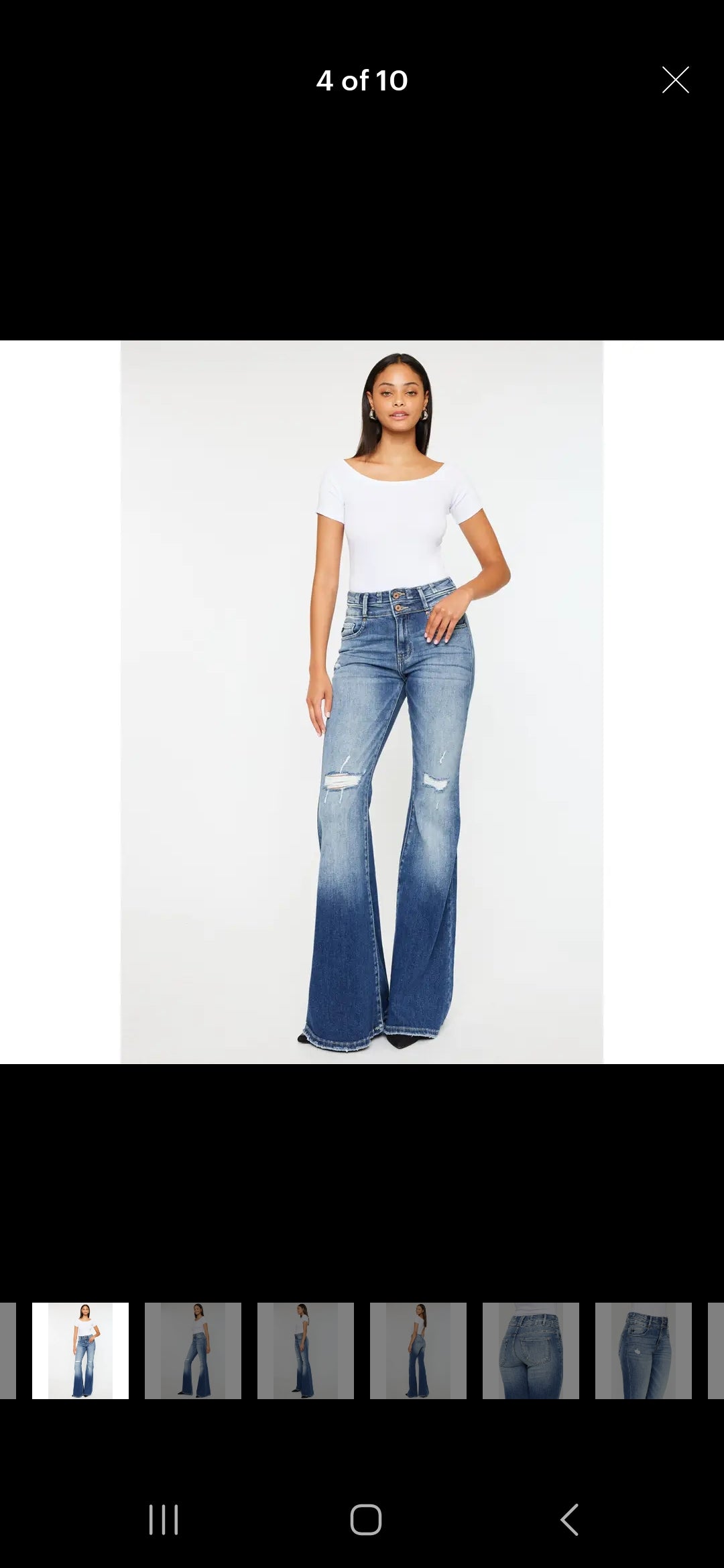 High waisted Kan Can Jeans